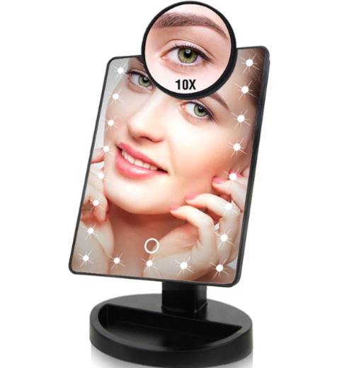 Hochwertiger Kosmetikspiegel mit Touchscreen und 16/22 LED-Leuchten