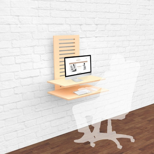 WallStand – Verstellbarer Stehschreibtisch zur Wandmontage