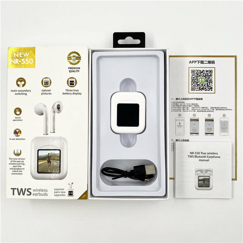 Kabelloses Bluetooth-Headset mit hochauflösendem LCD-Display