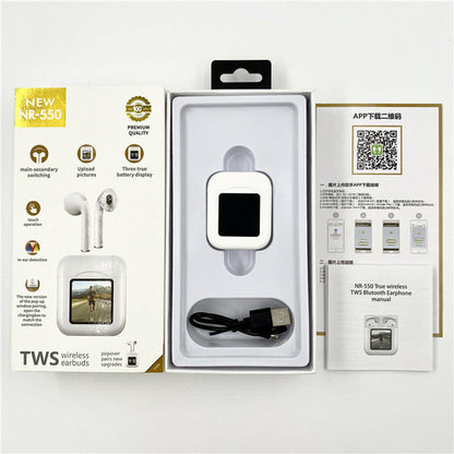 Kabelloses Bluetooth-Headset mit hochauflösendem LCD-Display