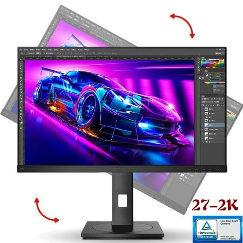 High-End-Computermonitor 27 Zoll 2K HD IPS Breiter Farbraum 75Hz