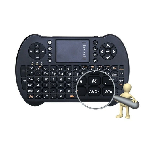Hochwertige kabellose QWERTY-Tastatur Air Mouse Combo