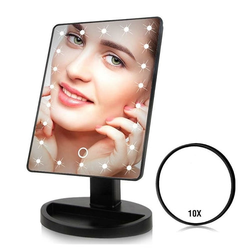 Hochwertiger Kosmetikspiegel mit Touchscreen und 16/22 LED-Leuchten