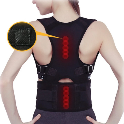 Haltungskorrektur Stützgürtel Magnetisch Rücken Schulterbandage Für