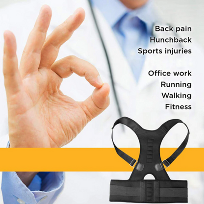 Haltungskorrektur Stützgürtel Magnetisch Rücken Schulterbandage Für