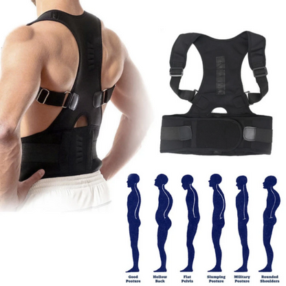 Haltungskorrektur Stützgürtel Magnetisch Rücken Schulterbandage Für