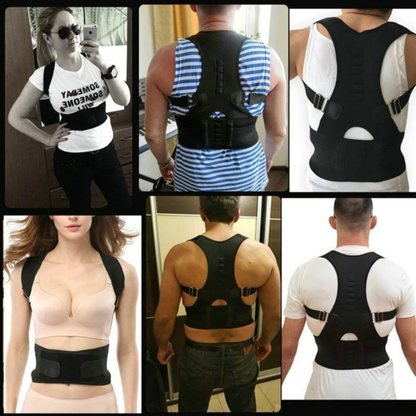 Haltungskorrektur Stützgürtel Magnetisch Rücken Schulterbandage Für