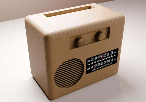 Passiver Schallverstärker im Retro-Radiostil – Handy-Verstärker | Holz