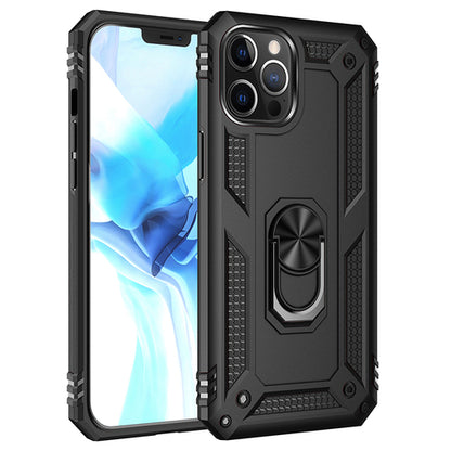 Tech Armor Ring Stand Grip Case mit Metallplatte für iPhone 12 /