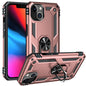 KIKO Tech Armor Ring Stand Grip Case with Metal Plate for iPhone 13