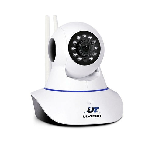 UL-tech 1080P Wireless IP-Kamera Überwachungskamera WLAN Weiß