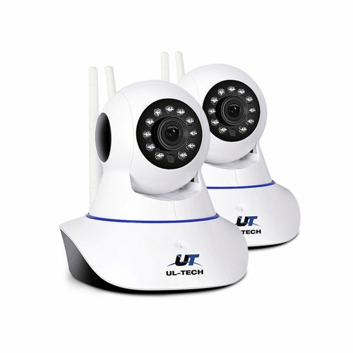 UL-tech 1080P Drahtlose IP-Kameras Sicherheits-WIFI-Kamera Weiß