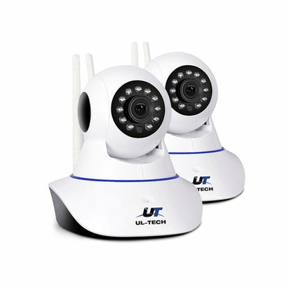 UL-tech 1080P Drahtlose IP-Kameras Sicherheits-WIFI-Kamera Weiß