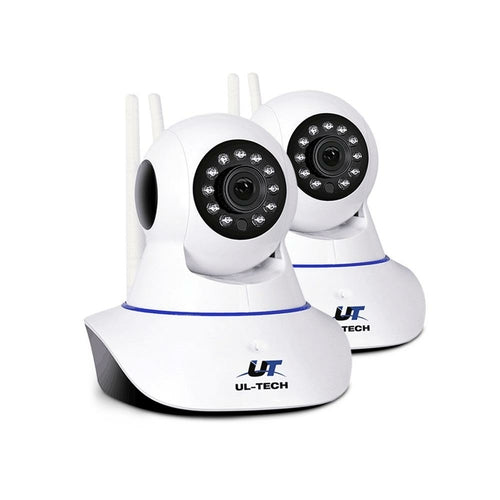 UL-tech 1080P Drahtlose IP-Kameras Sicherheits-WIFI-Kamera Weiß