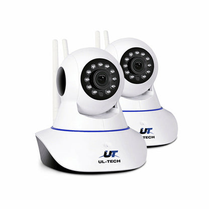 UL-tech 1080P Drahtlose IP-Kameras Sicherheits-WIFI-Kamera Weiß
