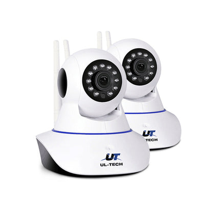 UL-tech 1080P Drahtlose IP-Kameras Sicherheits-WIFI-Kamera Weiß