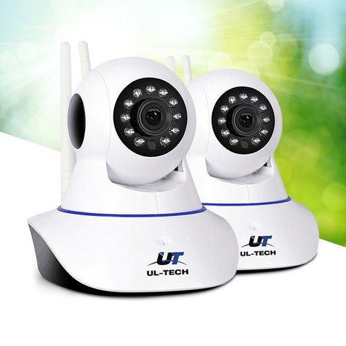 UL-tech 1080P Drahtlose IP-Kameras Sicherheits-WIFI-Kamera Weiß