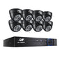 UL-TECH 1080P Überwachungskamerasystem 8CH DVR mit 8 CCTV Dome-Kameras