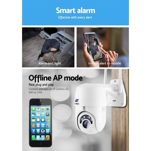 UL-tech 1080P Kabellose IP-Kamera Sicherheits-WLAN-Kamera