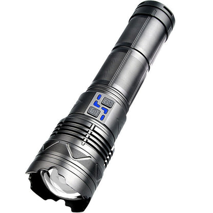 Weiße Laser-Hochleistungs-Taschenlampe, starkes Licht, Aufladen im Freien,