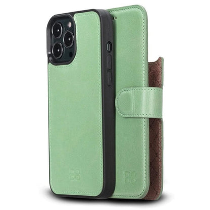 Apple iPhone 13 Serie Buntes abnehmbares Leder-Wallet Case – MW