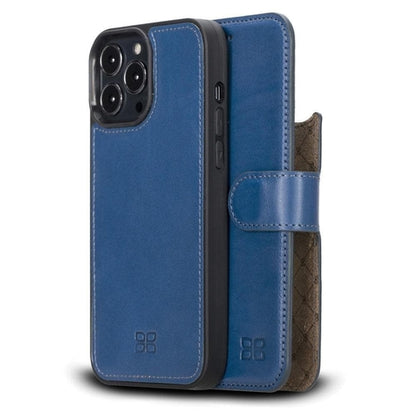 Apple iPhone 13 Serie Buntes abnehmbares Leder-Wallet Case – MW