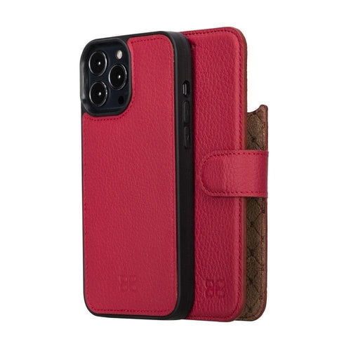 Apple iPhone 13 Serie Buntes abnehmbares Leder-Wallet Case – MW