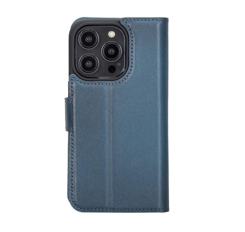 Apple iPhone 14 Serie Abnehmbares Leder Brieftaschen-Etui Bunt - MW