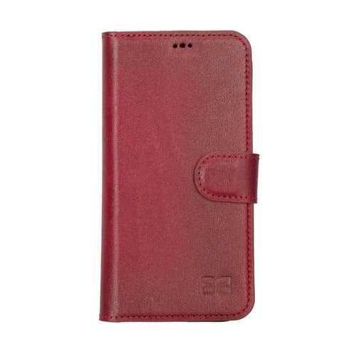 Apple iPhone 14 Serie Abnehmbares Leder Brieftaschen-Etui Bunt - MW