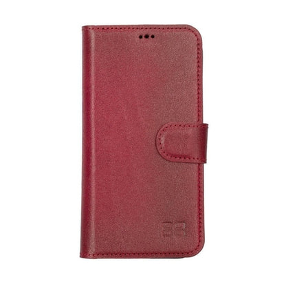 Apple iPhone 14 Serie Abnehmbares Leder Brieftaschen-Etui Bunt - MW