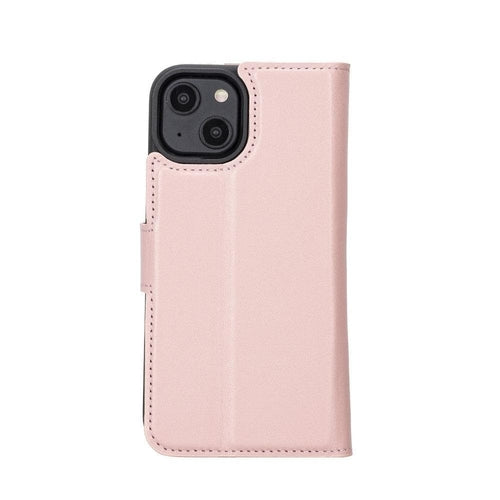 Apple iPhone 14 Serie Abnehmbares Leder Brieftaschen-Etui Bunt - MW