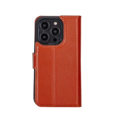 Apple iPhone 14 Serie Abnehmbares Leder Brieftaschen-Etui Bunt - MW