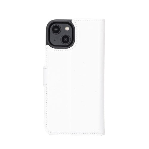 Apple iPhone 14 Serie Abnehmbares Leder Brieftaschen-Etui Bunt - MW