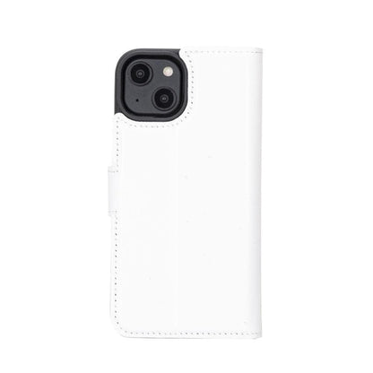 Apple iPhone 14 Serie Abnehmbares Leder Brieftaschen-Etui Bunt - MW