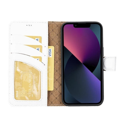 Apple iPhone 14 Serie Abnehmbares Leder Brieftaschen-Etui Bunt - MW