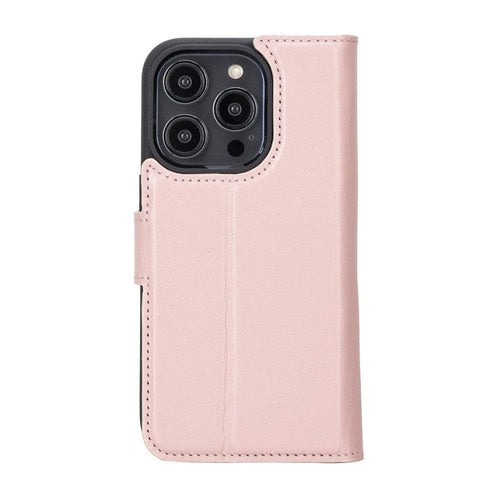 Apple iPhone 14 Serie Abnehmbares Leder Brieftaschen-Etui Bunt - MW
