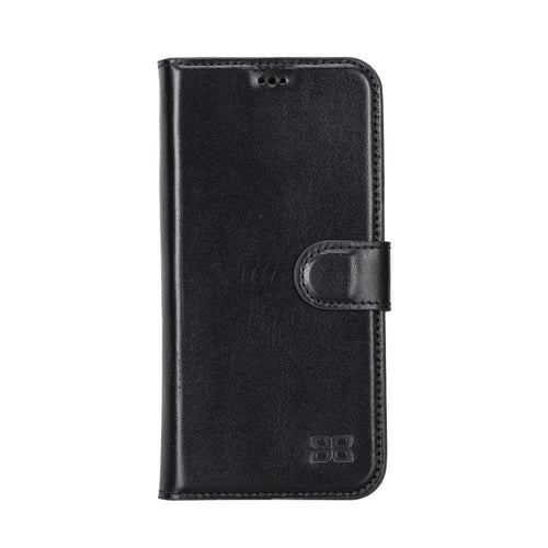 Apple iPhone 14 Serie Abnehmbare Leder Brieftasche Hülle Dunklere Farbe -