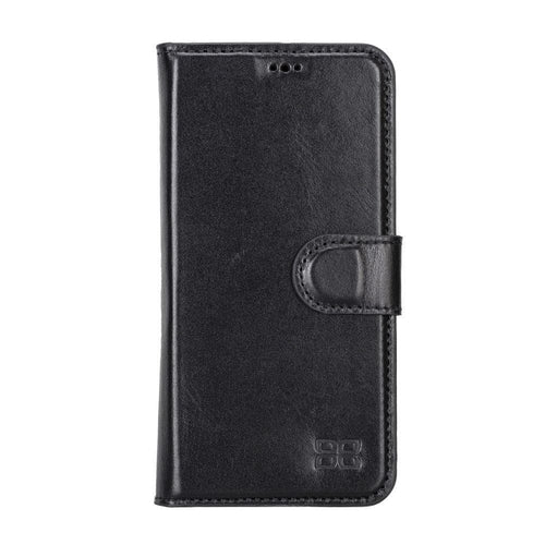 Apple iPhone 14 Serie Abnehmbare Leder Brieftasche Hülle Dunklere Farbe -