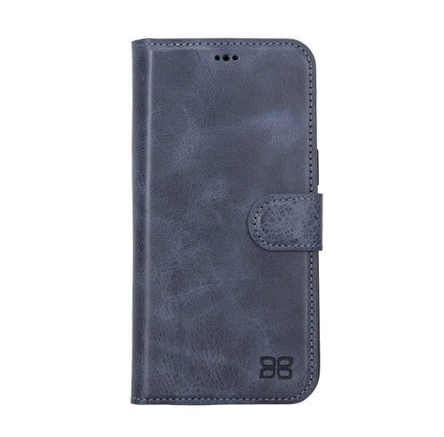 Apple iPhone 14 Serie Abnehmbare Leder Brieftasche Hülle Dunklere Farbe -
