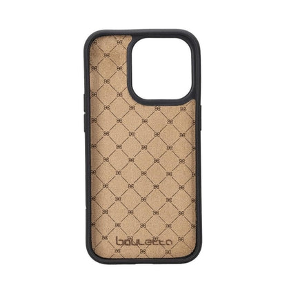 Flexibles Leder Back Cover mit Kartenhalter für iPhone 14 Serie