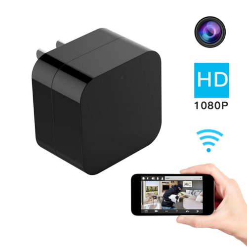 Nachtsicht 1080P Wifi Nanny Cam Ladegerät Versteckte Spionagekameras