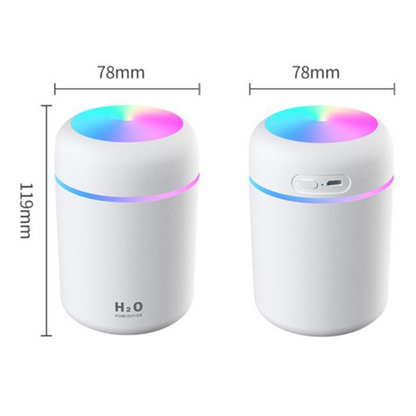 Tragbarer Luftbefeuchter Aroma Ätherisches Öl Diffusor für Auto und Zuhause