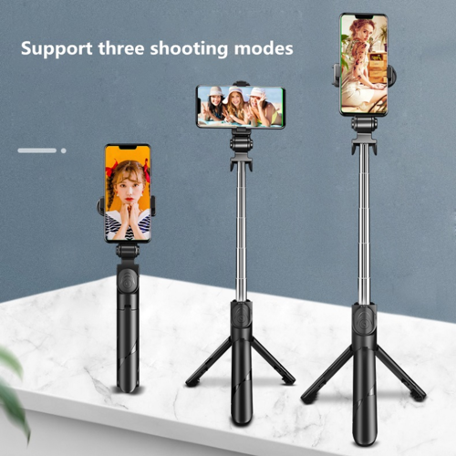 3-in-1 Stativ Bluetooth Selfie Stick mit Fülllicht für Smartphone