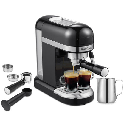 20 Bar Espressomaschine 1350W Hochleistung mit Sicherheitsventil