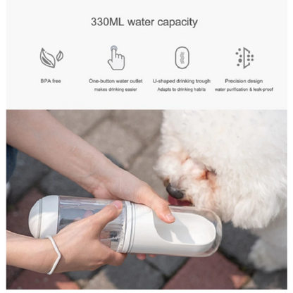 Tragbarer Wasserspender für Haustiere, Hunde und Katzen für unterwegs