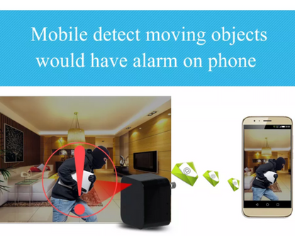 Nachtsicht 1080P Wifi Nanny Cam Ladegerät Versteckte Spionagekameras