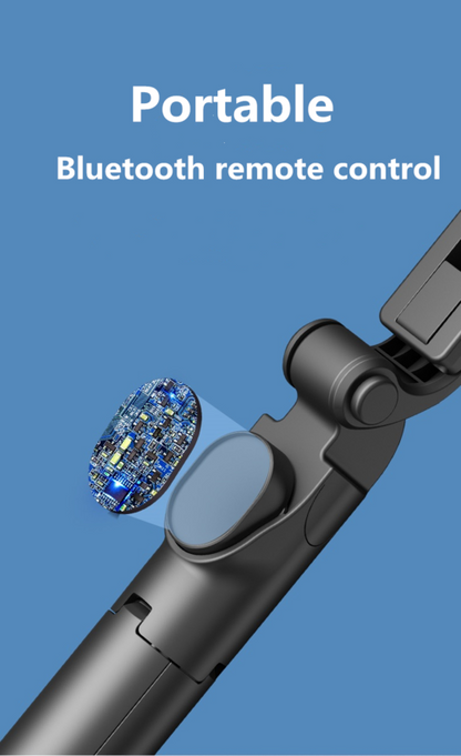 3-in-1 Stativ Bluetooth Selfie Stick mit Fülllicht für Smartphone