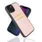 Flexibles Leder Back Cover mit Kartenhalter für iPhone 14 Serie