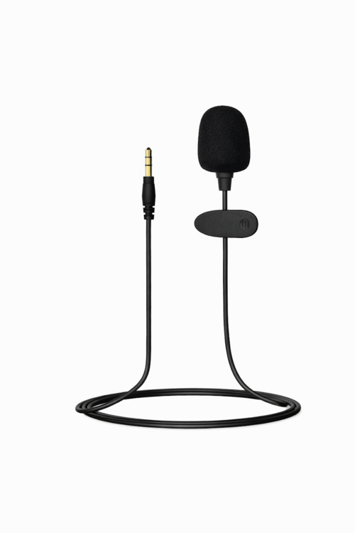 3.5mm Clip-On Lavalier Microphone