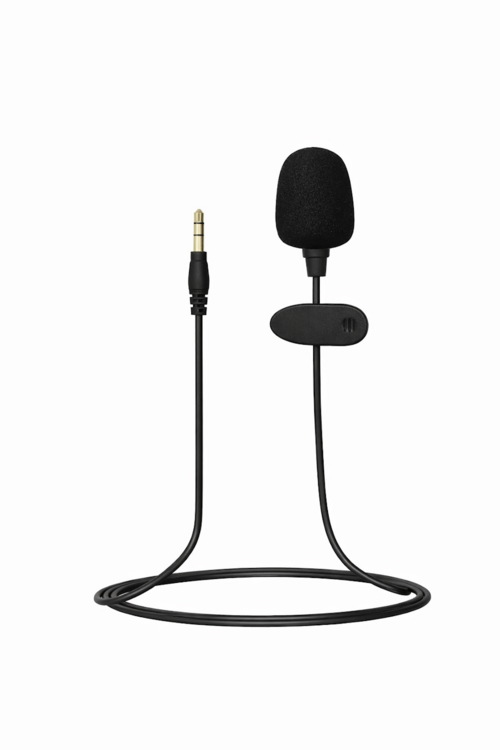 3.5mm Clip-On Lavalier Microphone